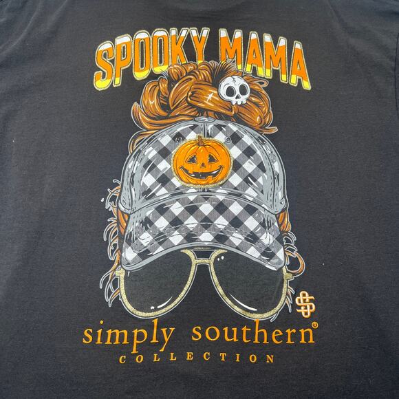 Simply Southern Spooky Mama 100% Cotton 2XL - Picture 1 of 8